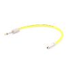 ROBAUN 1PCS Colorful 3.5mm Stereo Female Jack to 6.35mm TS Male Jack Cable for Guitar Microphones Etc 0.3M-15M(Yellow,1m) view 1