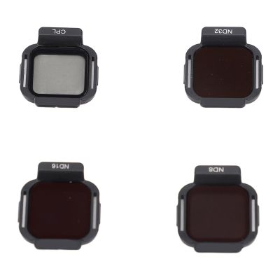 Drone Filters Set 4 Pack - CPL ND8 ND16 ND32 - ND CPL Filter Set for Flip Drone, Aluminum Alloy Double Sided Multi Coated HD Optical Glass Lens Filter for Flip