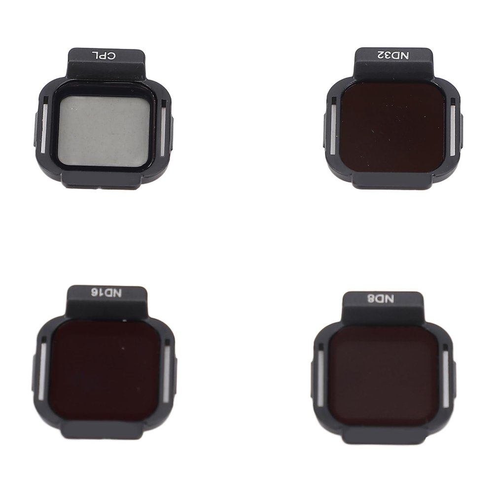 Drone Filters Set 4 Pack - CPL ND8 ND16 ND32 - ND CPL Filter Set for Flip Drone, Aluminum Alloy Double Sided Multi Coated HD Optical Glass Lens Filter for Flip