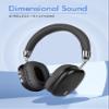 YGVCDRY B36 Wireless Bluetooth 5.3 Over-Ear Headphones, 8H Playtime ANC Noise Cancelling Headphones, Foldable, Ergonomic, HD Microphone, for Mobile/PC/Game Console (Black) view 2