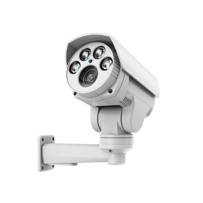 8MP UDH 4K Bullet IP Surveillance Camera POE PTZ Outdoor 5MP 5X to 10X Auto Zoom Human Tracking Infrared Night Version (10X Zoom, 5MP POE With SD64G)