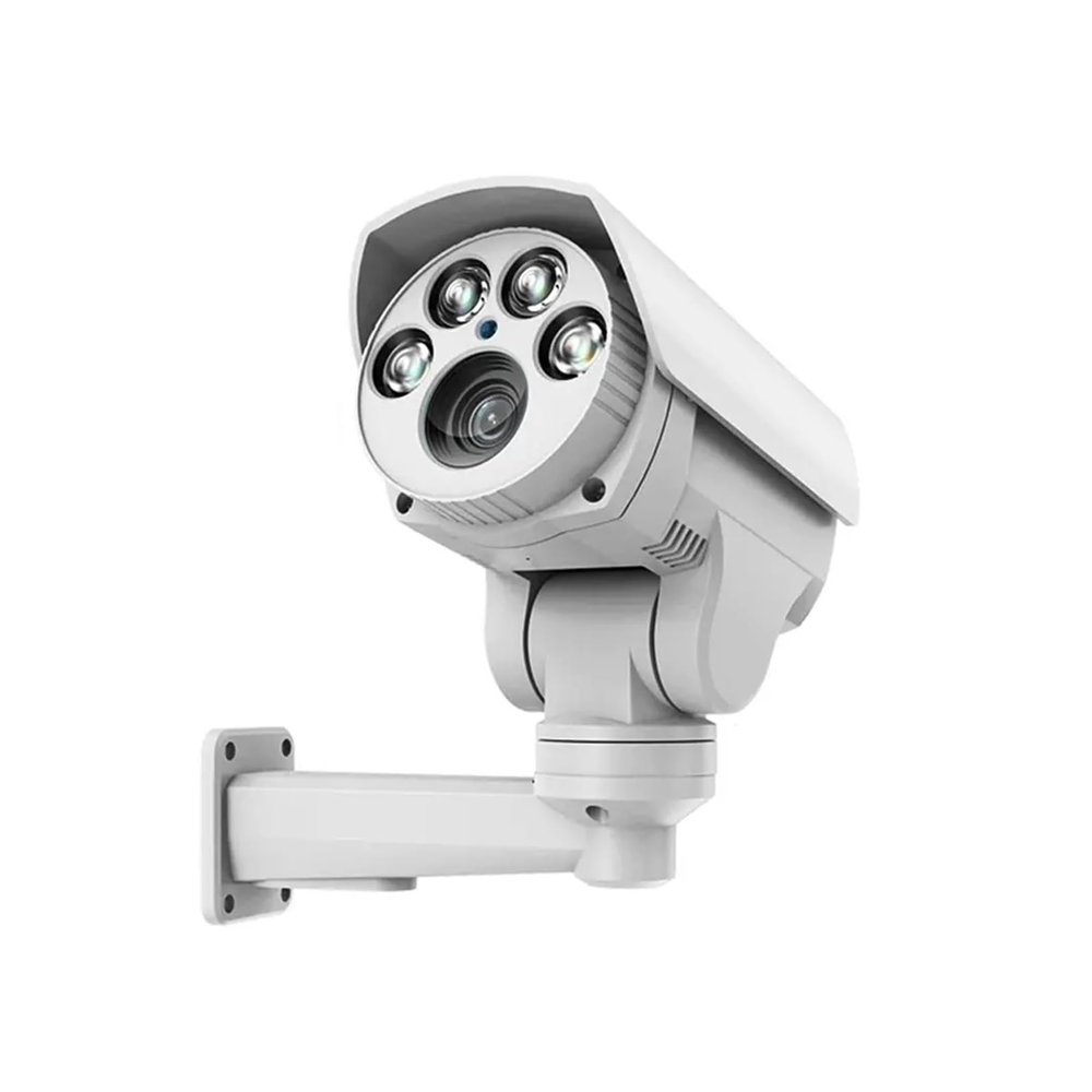 8MP UDH 4K Bullet IP Surveillance Camera POE PTZ Outdoor 5MP 5X to 10X Auto Zoom Human Tracking Infrared Night Version (10X Zoom, 5MP POE With SD64G)