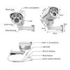 8MP UDH 4K Bullet IP Surveillance Camera POE PTZ Outdoor 5MP 5X to 10X Auto Zoom Human Tracking Infrared Night Version (10X Zoom, 5MP POE With SD64G) view 4