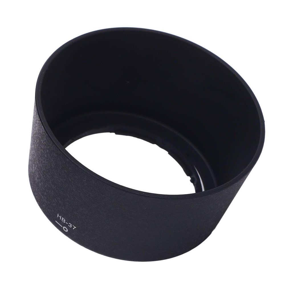 Camera Lens Hood Shade Fits for AF S DX 55 to 200mm F 4 5.6G IF ED VR, ABS Bayonet Lens Hood, DSLR Cameras Accessories Replaces Lens Hood for HB 37