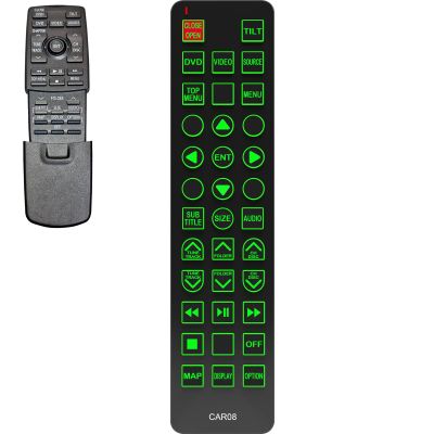 Replacement Remote Control for Lexus LX570 2008, 2009, Rear Entertainment DVD System, with Backlit, Oversized Buttons