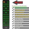 Replacement Remote Control for Lexus LX570 2008, 2009, Rear Entertainment DVD System, with Backlit, Oversized Buttons view 2