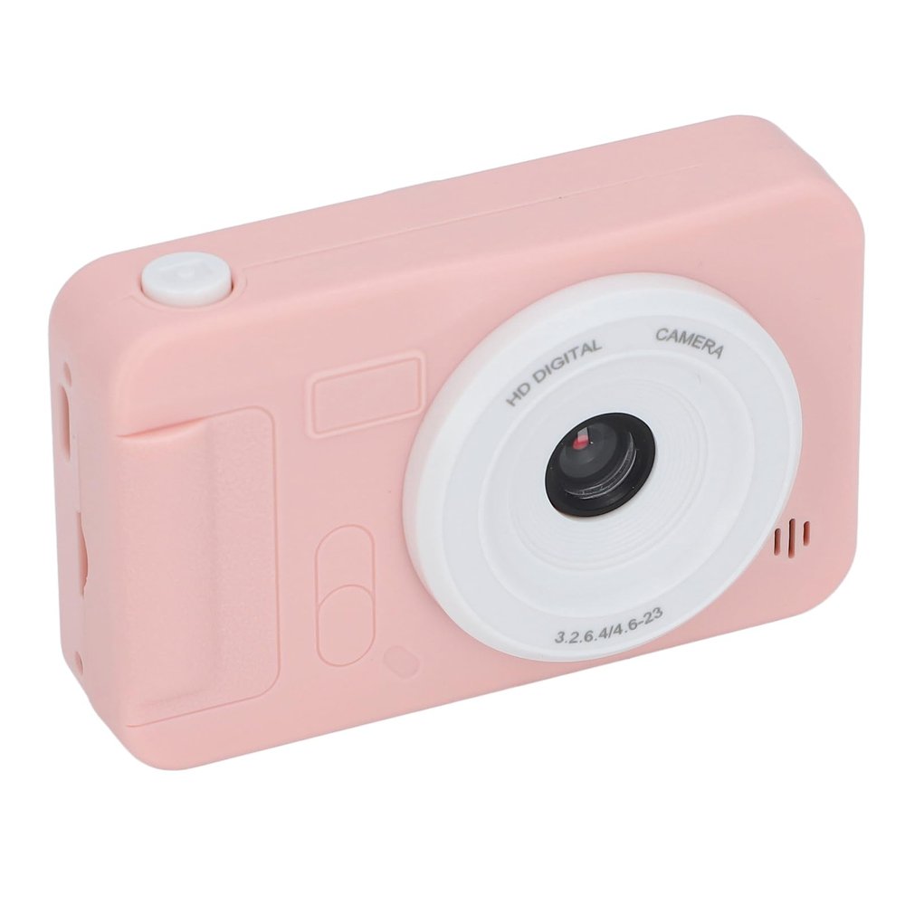 1080P Digital Camera for Photography, 40MP Vlogging Camera, HD 2.4in Screen, Anti Shake, 8X Zoom Compact Travel Camera for Teens Adult Beginner (Pinkish)