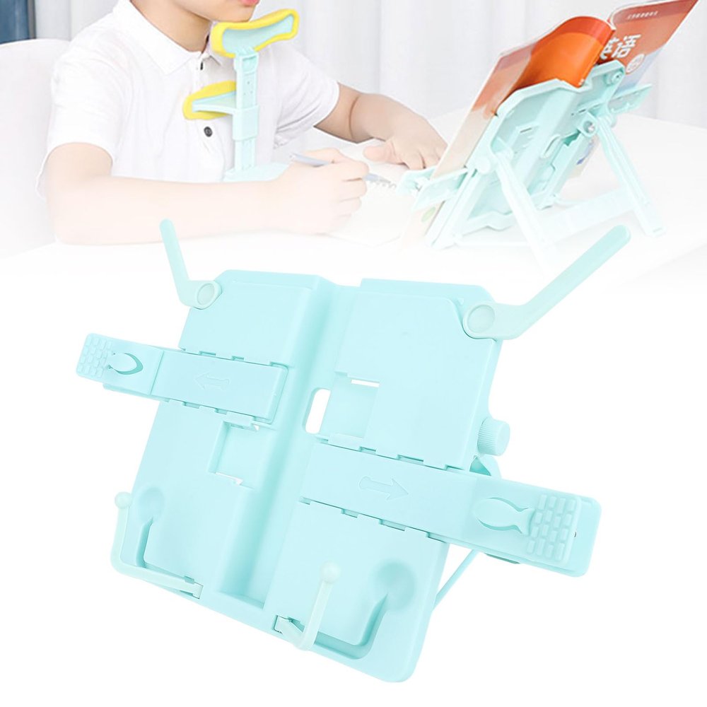 Tyenaza Reading Stand, Book Stand for Reading Adjustable Textbook Holder Plastic Book Support Stand for Students and Kidsds