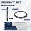 PATIKIL Step-Up Ring Adapter 72mm to 82mm, 2 Pcs Filter Step-up Rings Camera Lens Filters Metal Ring Digital for ND IR DSLR Lenses, Black view 2