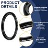 PATIKIL Step Down Ring Adapter 58mm to 49mm, 2 Pcs Filter Step-Down Rings Camera Lens Filters Metal Ring Digital for ND IR DSLR Lenses, Black view 3