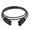 bodateng HiFi XLR Audio Cable Stereo high Purity 6N OFC Gold-Plated XLR Plug Male to Female for Microphone Mixer(Single,8m) view 2