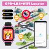 4G Kids Smart Watch with SIM Crad GPS Tracker Whatsapp 1.83" Large Touch Screen WiFi, Call, Voice Video Chat, SOS, Bluetooth, Alarm, Pedometer, Music, Camera Smartwatches for Age 4-15 Gift Pink view 4