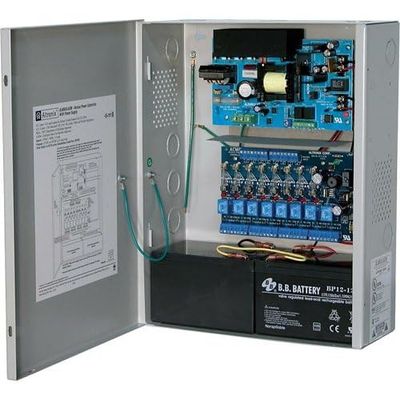 AL600ULACM Access Power Controller with Power Supply Charger, Fused Relay Outputs, 12/24VDC at 6A, BC400 Enclosure