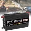 1000W Pure Sine Wave Inverter 12V to 110V AC Converter, 2000W Peak, Dual AC Outlets for Computer, Mobile Phone, Electric Drill, Power Tools view 1