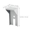 DirectNine Basics Doorbell Cover Rainproof Protector for Door Chime and Access Control Machines Metal Weatherproof Design for Extended Outdoor Use view 3