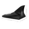Cabilock Led Car Rear Shark Fin Antenna Solar Warning Light Easy Install Roof Antenna Cover view 2