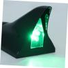 Cabilock Led Car Rear Shark Fin Antenna Solar Warning Light Easy Install Roof Antenna Cover view 3