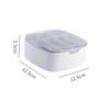DIYEAH 6grids Data Cable Storage Box Lid Compartment Organizer for Charging and Usb Cables Compact Design for Desk and Office Use Tidy up Your Cords and Wires view 2