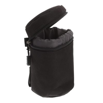 LAPYAPPE Camera Lens Pouch Shockproof Storage Case for Lenses Compact Pu Bag for Photographers Lightweight Stylish Accessory for and More