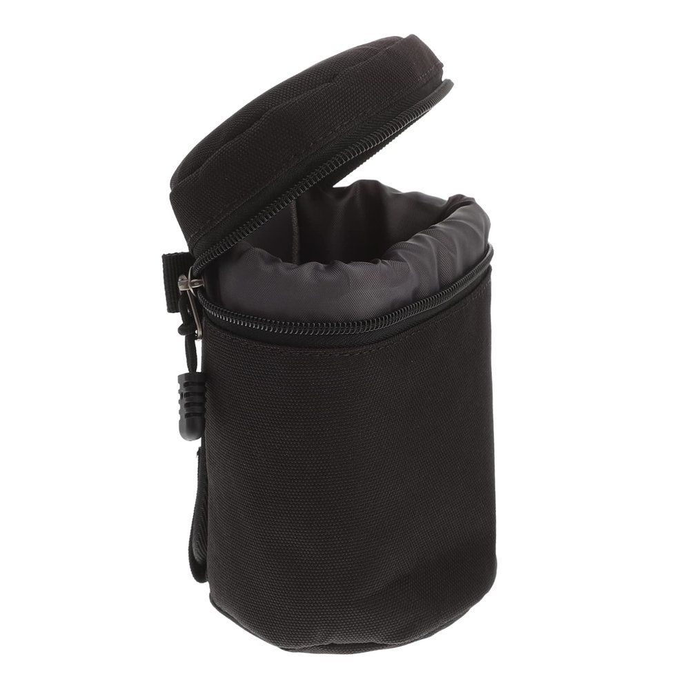 LAPYAPPE Camera Lens Pouch Shockproof Storage Case for Lenses Compact Pu Bag for Photographers Lightweight Stylish Accessory for and More
