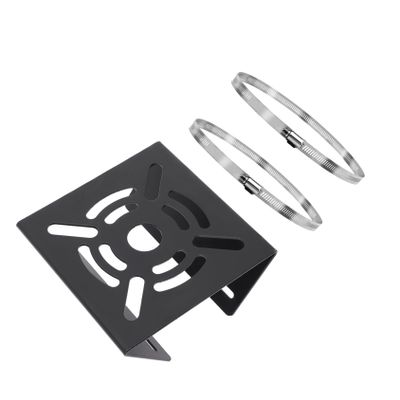 TEHAUX 1set Security Camera Pole Mount Bracket Clamp for Vertical Pole Installation Easy Setup for Optimal Camera Angle Design