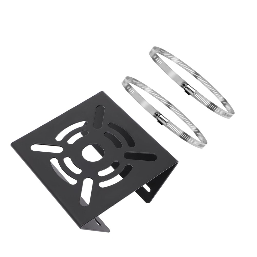 TEHAUX 1set Security Camera Pole Mount Bracket Clamp for Vertical Pole Installation Easy Setup for Optimal Camera Angle Design