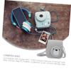 DIYEAH 1pc Instant Camera Case Cute Bear Pu Bag Removable Shoulder Strap Compatible with Mini for Beach Party and Daily Use Protects against Scratches and Dirt view 2