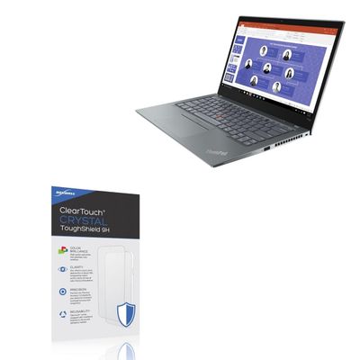 BoxWave Screen Protector Compatible with Lenovo ThinkPad T14s (20XF) - ClearTouch Crystal ToughShield 9H (2-Pack), Clear 9H Tough Flexible Film Screen Protector