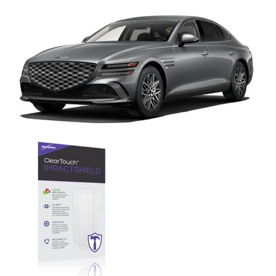 BoxWave Screen Protector Compatible with Genesis 2025 Electrified G80 Display (14.5 in) - ClearTouch ImpactShield (2-Pack), Impenetrable Screen Protector Flexible Film