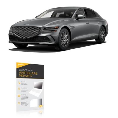 BoxWave Screen Protector Compatible with Genesis 2025 Electrified G80 Display (14.5 in) - ClearTouch Anti-Glare Privacy (2-Pack), Privacy Screen Protector Flexible Film Anti-Glare