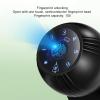 Depisuta Smart Door Knob, 5 in 1 WiFi Fingerprint Door Lock Supports Password, Card, Key and App Control Emergency USB Charging Keyless Biometric Lock for Bedroom Apartments (Black) view 2