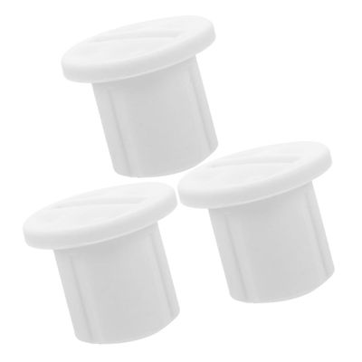Plastic Ladder Training Screws for Toilet Seat, 3pcs White