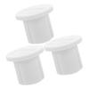 Plastic Ladder Training Screws for Toilet Seat, 3pcs White view 1