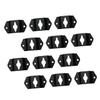 DIYEAH 20pcs Speaker Hanger Brackets Thickened Iron Mounting Hooks for Surround Sound Speakers Easy Installation Audio Accessory view 1