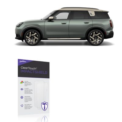 BoxWave Screen Protector Compatible with Mini 2025 Countryman Display (9.4 in) - ClearTouch ImpactShield (2-Pack), Impenetrable Screen Protector Flexible Film