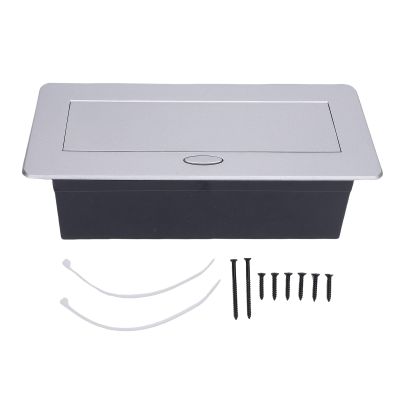 20W Popup Desk Outlet with USB A C Quick Charging, Aluminum Alloy Power Strip for Home Renovations