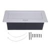 20W Popup Desk Outlet with USB A C Quick Charging, Aluminum Alloy Power Strip for Home Renovations view 1