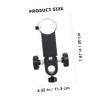 DIYEAH Microscope Focusing Bracket Holder Monocular Microscope Stand Ring Easy Install Focusing Rack view 2