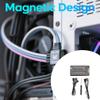 ARGB PWM Fan Hub 10 Way 2 in 1 PWM ARGB Hub Magnetic Acrylic Case view 3