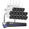 ANNKE Wireless Camera System for House, 16CH Expandable 4K 16CH NVR with 5MP Camera, 4TB HDD, Camera for Home Security 16 Pcs, Alexa Support, 2-Way Audio, Human Detection, 24/7 Recording view 1