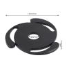 45 RPM Record Adapter, Solid Aluminum Alloy Spindle Adapter for 7 Inch Turntables, 45 Record Insert for Turntable Player (Black) view 4