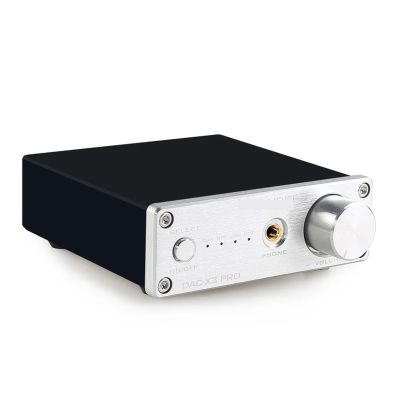DAC-X3PRO USB DAC ess9023 mini Digital Amplifier Headphone to Analog Converter Portable decoder amp Headphone(Silver)