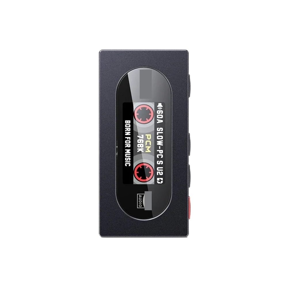 D3LX0Z1 KA15 Portable USB DAC AMP Headphone Amplifier Desktop Mode Hi-Res Audio Dual CS43198 Chips PCM768 DSD256 3.5mm 4.4mm(KA15 Black)