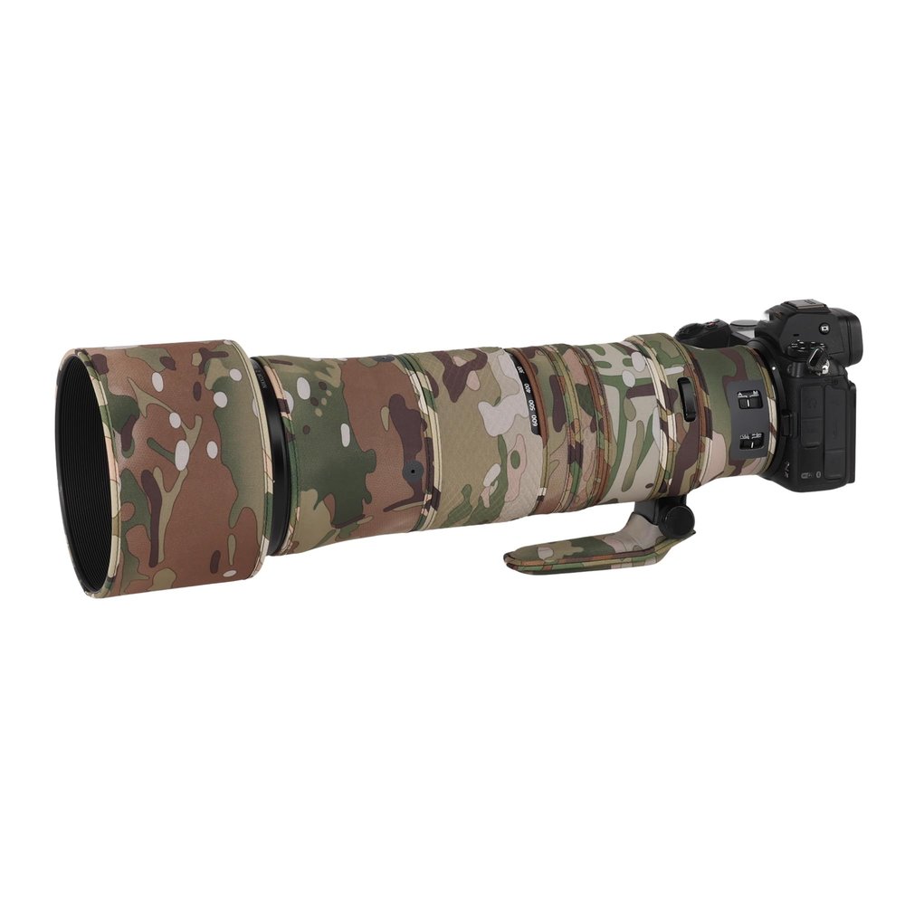 ZZQ&CCF Waterproof Camo Lens Cover for Nikon NIKKOR Z 180-600mm f/5.6-6.3 VR Camouflage Lens Rainproof Protective Cover #Camouflage