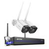 ANNKE Wireless Home Camera System, 16CH 4K NVR with 2 Cam 4K, 4TB HDD, WiFi Camera Outdoor, 100ft Night Vision, 2-Way Audio, IP66 Waterproof, Human Detection, Plug-and-Play, Alexa Compatible view 1