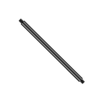 1/4Inch Screw Thread Rod Male to Male Photography Extension Rod Aluminum Stick 35CM for Cameras Tripods and Lights