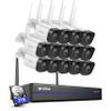 ANNKE Wireless Security Camera System for Indoor/Outdoor, 4K 16CH NVR with 14 Cam 5MP, 2TB HDD, Home Camera, 100ft IR Night Vision, AI Human Detection, Remote Access, 2-Way Audio, Dual-Band WiFi view 1