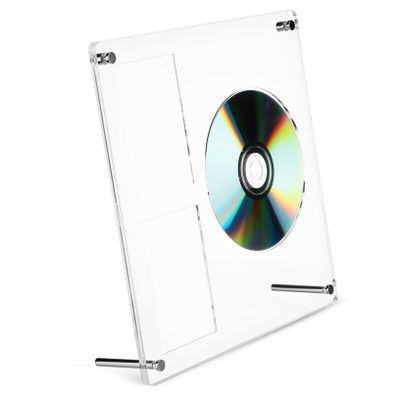 ABOOFAN Acrylic Cd Display Stand Rack for Tabletop Clear Photocard Holder with Sturdy Design and Compact Space-saving Structure Kpop Fans and Collectibles