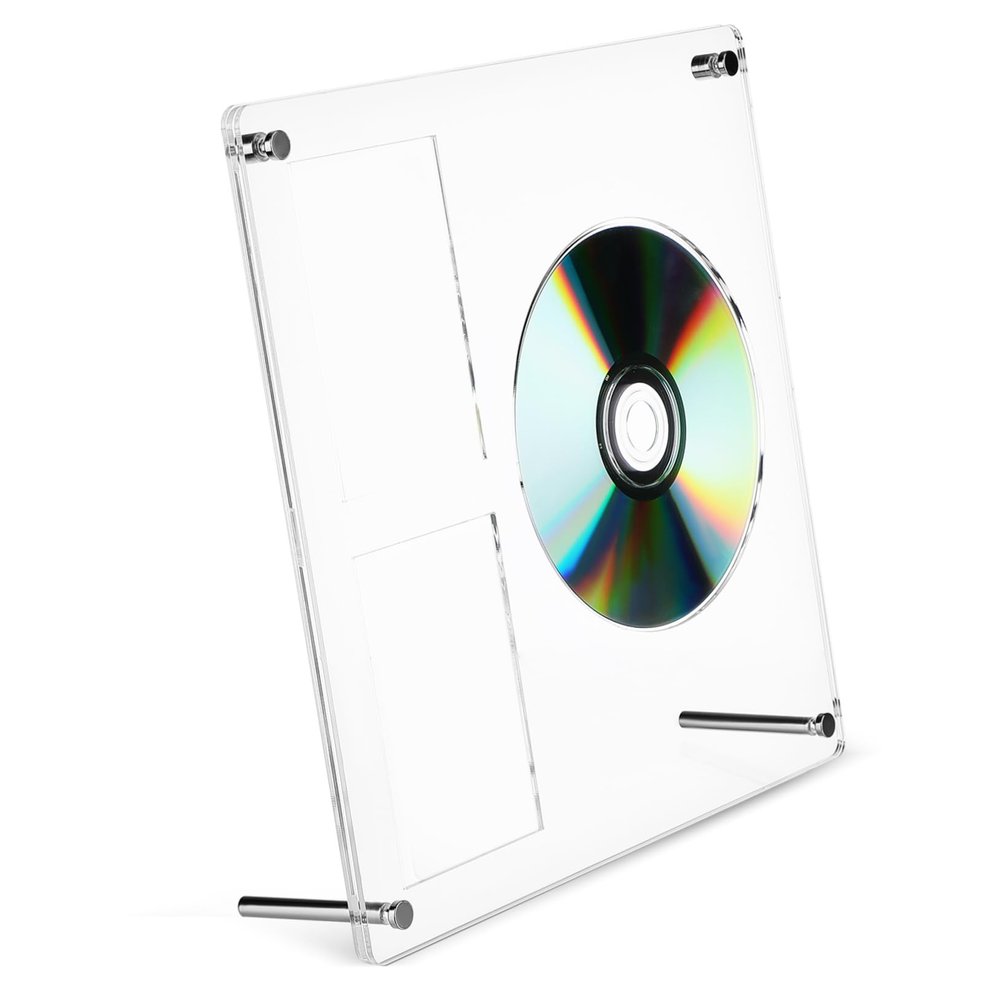 ABOOFAN Acrylic Cd Display Stand Rack for Tabletop Clear Photocard Holder with Sturdy Design and Compact Space-saving Structure Kpop Fans and Collectibles