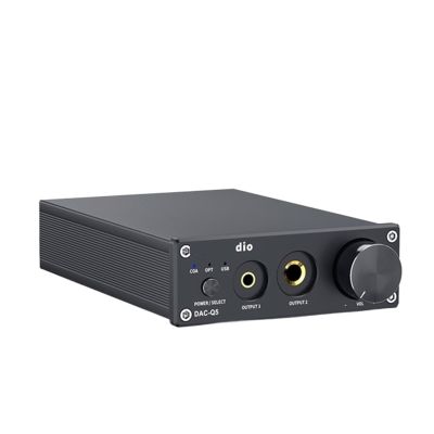 D3LX0Z1 Audio Q5 DAC Converter USB Digital-to-Analog Adapter ESS9018K2M Decoder & Headphone Amplifier & Mini Stereo(Without Power Supply)
